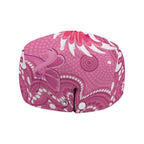 Australia Breast Cancer Awareness Jeff Hat Pink Cockatoo Ribbon Aboriginal Art - Aussie Hoodie