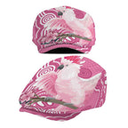 Australia Breast Cancer Awareness Jeff Hat Pink Cockatoo Ribbon Aboriginal Art - Aussie Hoodie