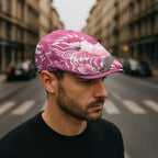 Australia Breast Cancer Awareness Jeff Hat Pink Cockatoo Ribbon Aboriginal Art - Aussie Hoodie