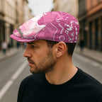 Australia Breast Cancer Awareness Jeff Hat Pink Cockatoo Ribbon Aboriginal Art - Aussie Hoodie