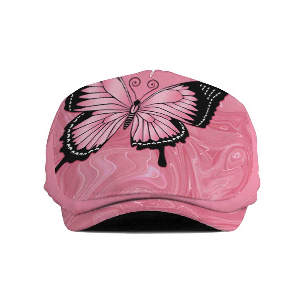 Australia Breast Cancer Awareness Jeff Hat Pink Ribbon Butterfly Opal Pattern - Aussie Hoodie