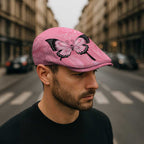 Australia Breast Cancer Awareness Jeff Hat Pink Ribbon Butterfly Opal Pattern - Aussie Hoodie