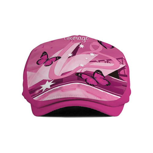 Australia Breast Cancer Awareness Jeff Hat Sydney Opera House Butterfly Pink Ribbon - Aussie Hoodie