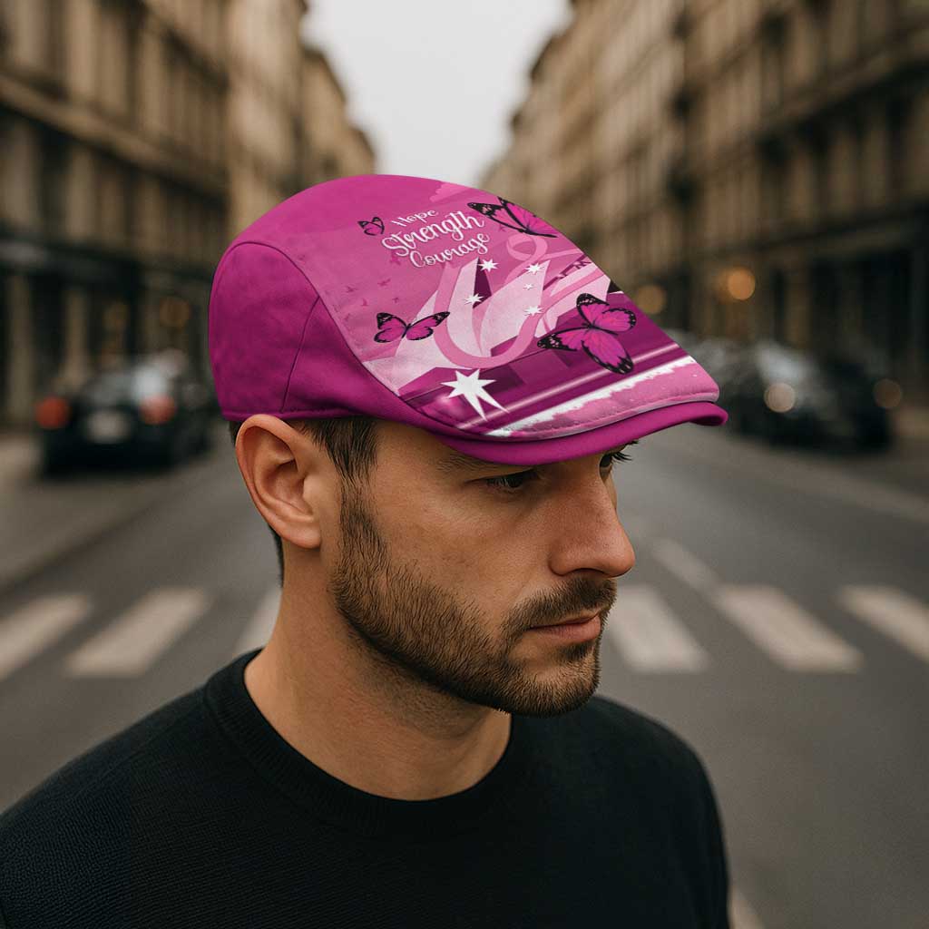 Australia Breast Cancer Awareness Jeff Hat Sydney Opera House Butterfly Pink Ribbon - Aussie Hoodie
