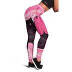 Australia Breast Cancer Awareness Leggings Pink Cockatoo Fight Boxing Gloves Aboriginal Art