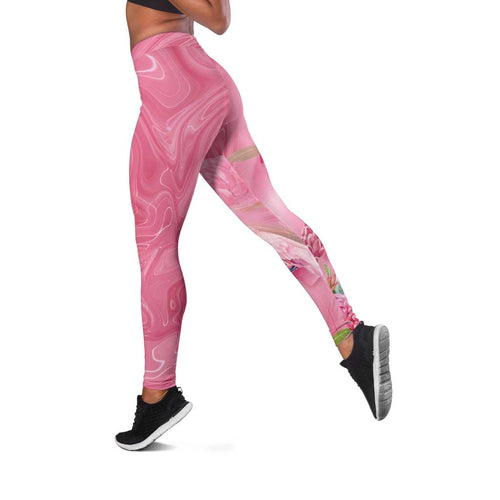 Australia Breast Cancer Awareness Leggings Think Pink Cockatoos Ribbon - Aussie Hoodie