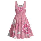 Australia Breast Cancer Awareness Midi Dress Galah Faith Hope Love Pink Month - Aussie Hoodie