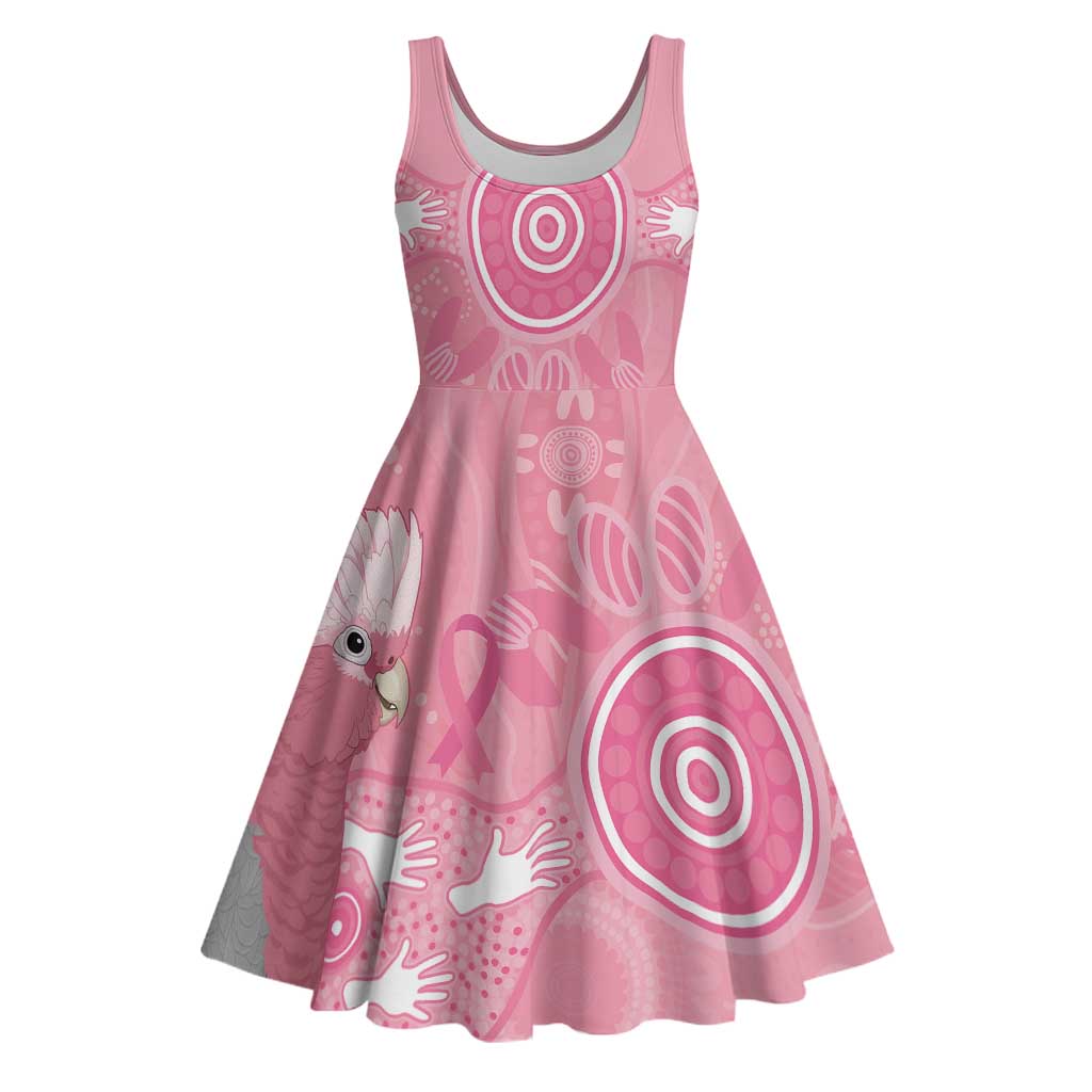 Australia Breast Cancer Awareness Midi Dress Galah Faith Hope Love Pink Month - Aussie Hoodie