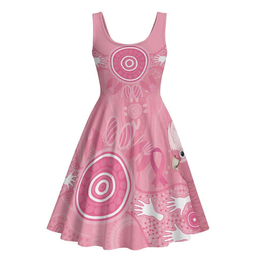 Australia Breast Cancer Awareness Midi Dress Galah Faith Hope Love Pink Month - Aussie Hoodie