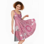 Australia Breast Cancer Awareness Midi Dress Galah Faith Hope Love Pink Month - Aussie Hoodie
