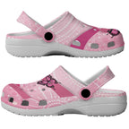 Australia Breast Cancer Awareness Month Clogs Shoes Pink Ribbon Mix Butterflies - Aussie Hoodie