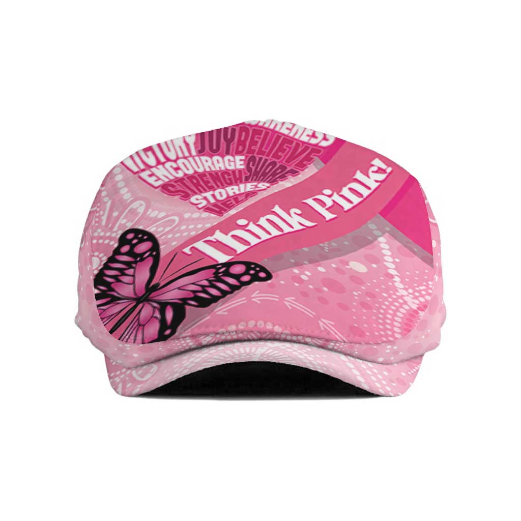 Australia Breast Cancer Awareness Month Jeff Hat Pink Ribbon Mix Butterflies - Aussie Hoodie