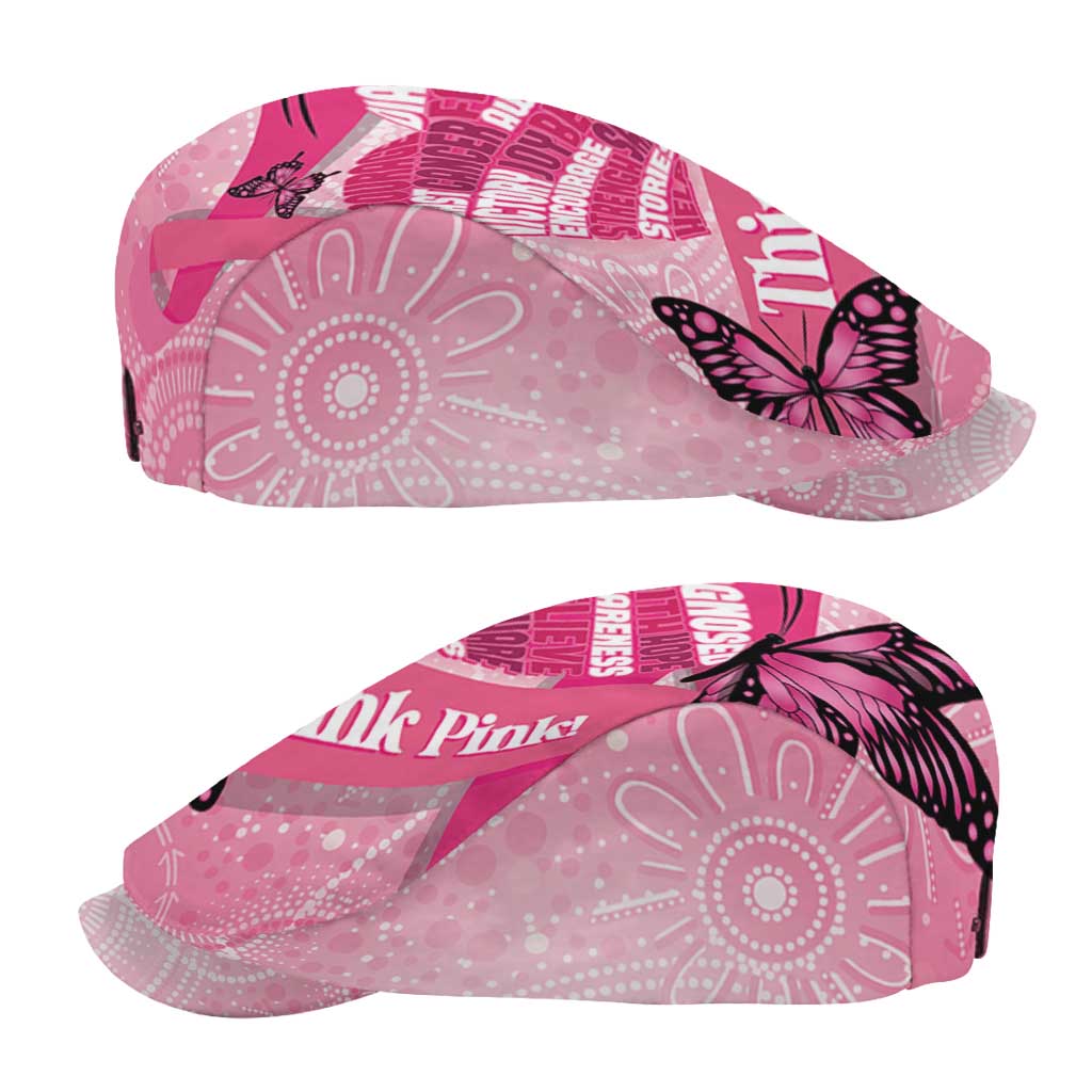 Australia Breast Cancer Awareness Month Jeff Hat Pink Ribbon Mix Butterflies - Aussie Hoodie