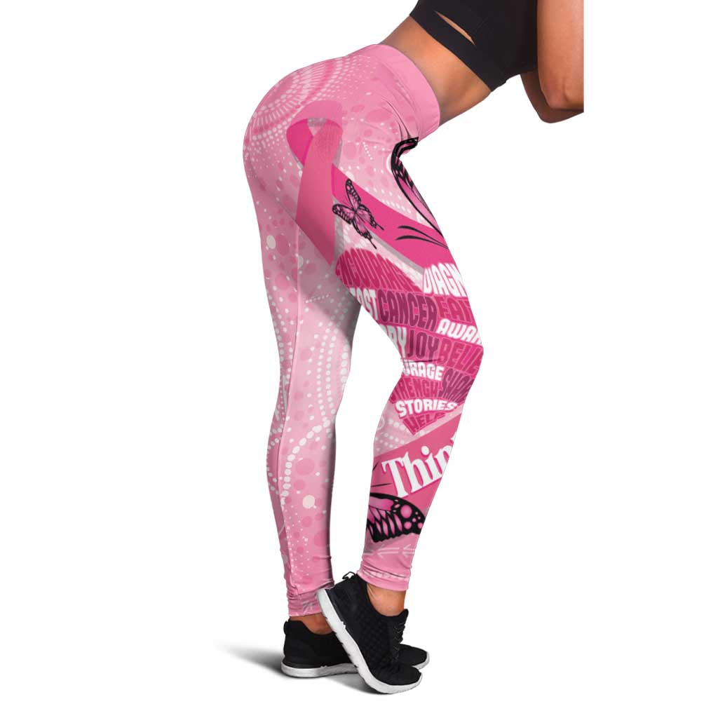 Australia Breast Cancer Awareness Month Leggings Pink Ribbon Mix Butterflies - Aussie Hoodie