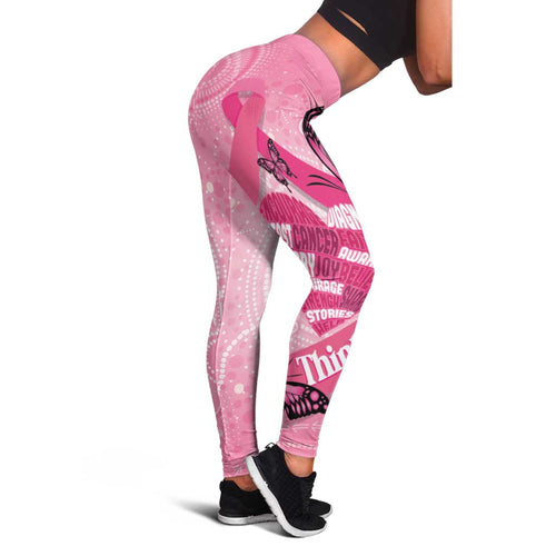 Australia Breast Cancer Awareness Month Leggings Pink Ribbon Mix Butterflies - Aussie Hoodie