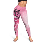 Australia Breast Cancer Awareness Month Leggings Pink Ribbon Mix Butterflies - Aussie Hoodie