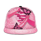 Australia Breast Cancer Awareness Month Snapback Cap Pink Ribbon Mix Butterflies - Aussie Hoodie
