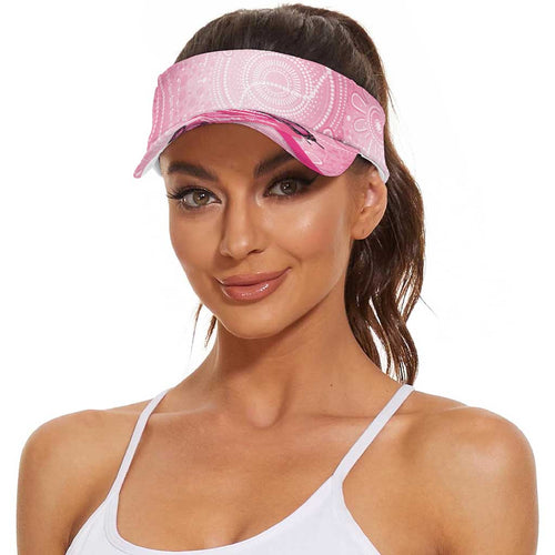 Australia Breast Cancer Awareness Month Sun Visor Cap Pink Ribbon Mix Butterflies