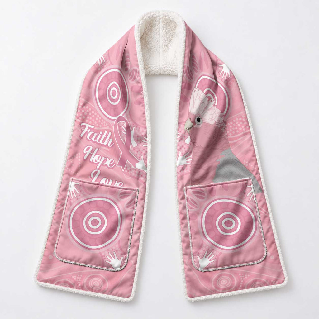 Australia Breast Cancer Awareness Pocket Scarf Galah Faith Hope Love Pink Month