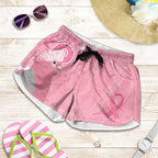Australia Breast Cancer Awareness Shorts for Women Galah Faith Hope Love Pink Month - Aussie Hoodie