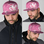 Australia Breast Cancer Awareness Snapback Cap Pink Cockatoo Ribbon Aboriginal Art - Aussie Hoodie