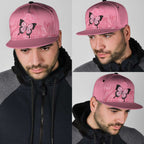 Australia Breast Cancer Awareness Snapback Cap Pink Ribbon Butterfly Opal Pattern - Aussie Hoodie