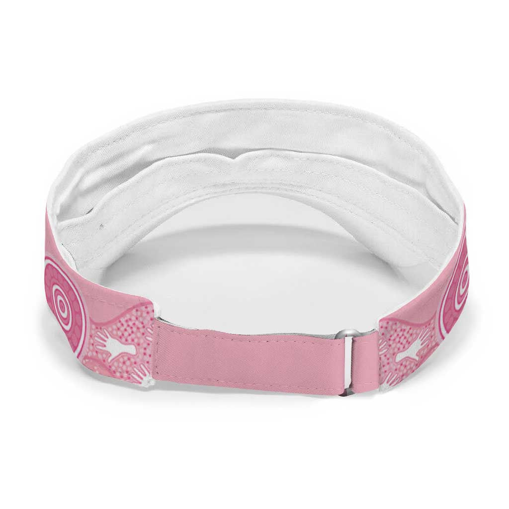 Australia Breast Cancer Awareness Sun Visor Cap Galah Faith Hope Love Pink Month