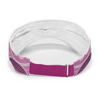 Australia Breast Cancer Awareness Sun Visor Cap Indigenous Butterfly No One Fights Alone