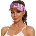 Australia Breast Cancer Awareness Sun Visor Cap Indigenous Butterfly No One Fights Alone
