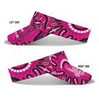 Australia Breast Cancer Awareness Sun Visor Cap Pink Boxing Ribbon Be Strong And Fight On