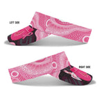 Australia Breast Cancer Awareness Sun Visor Cap Pink Cockatoo Fight Boxing Gloves Aboriginal Art