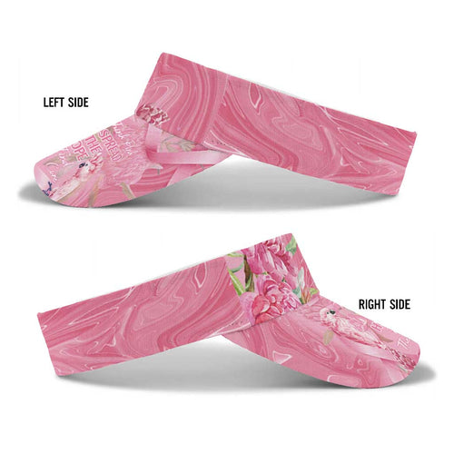 Australia Breast Cancer Awareness Sun Visor Cap Think Pink Cockatoos Ribbon