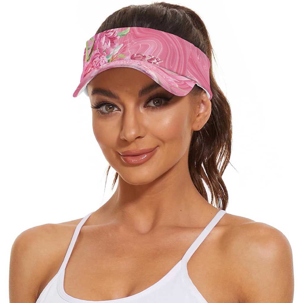 Australia Breast Cancer Awareness Sun Visor Cap Think Pink Cockatoos Ribbon