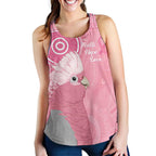 Australia Breast Cancer Awareness Women Racerback Tank Galah Faith Hope Love Pink Month - Aussie Hoodie