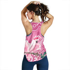 Australia Breast Cancer Awareness Women Racerback Tank Pink Cockatoo Ribbon Aboriginal Art - Aussie Hoodie