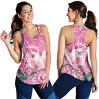 Australia Breast Cancer Awareness Women Racerback Tank Pink Cockatoo Ribbon Aboriginal Art - Aussie Hoodie