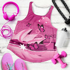 Australia Breast Cancer Awareness Women Racerback Tank Sydney Opera House Butterfly Pink Ribbon - Aussie Hoodie