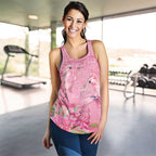Australia Breast Cancer Awareness Women Racerback Tank Think Pink Cockatoos Ribbon - Aussie Hoodie