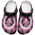 Australia Breast Cancer Clogs Shoes Brave Strong Aboriginal Art - Aussie Hoodie