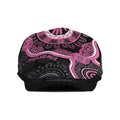 Australia Breast Cancer Jeff Hat Brave Strong Aboriginal Art - Aussie Hoodie