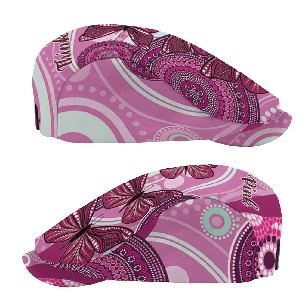 Australia Breast Cancer Jeff Hat Indigenous Butterfly No One Fights Alone - Aussie Hoodie