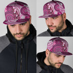 Australia Breast Cancer Snapback Cap Indigenous Butterfly No One Fights Alone - Aussie Hoodie