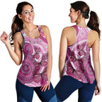 Australia Breast Cancer Women Racerback Tank Indigenous Butterfly No One Fights Alone - Aussie Hoodie