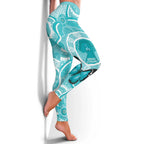 Australia Cervical Cancer Awareness Leggings Aboriginal Brave Strong Butterfly - Aussie Hoodie