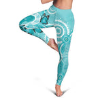 Australia Cervical Cancer Awareness Leggings Aboriginal Brave Strong Butterfly - Aussie Hoodie