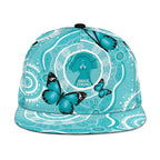 Australia Cervical Cancer Awareness Snapback Cap Aboriginal Brave Strong Butterfly - Aussie Hoodie