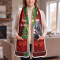 Australia Christmas Pocket Scarf Merry Xmas Wombat Santa