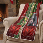 Australia Christmas Pocket Scarf Merry Xmas Wombat Santa