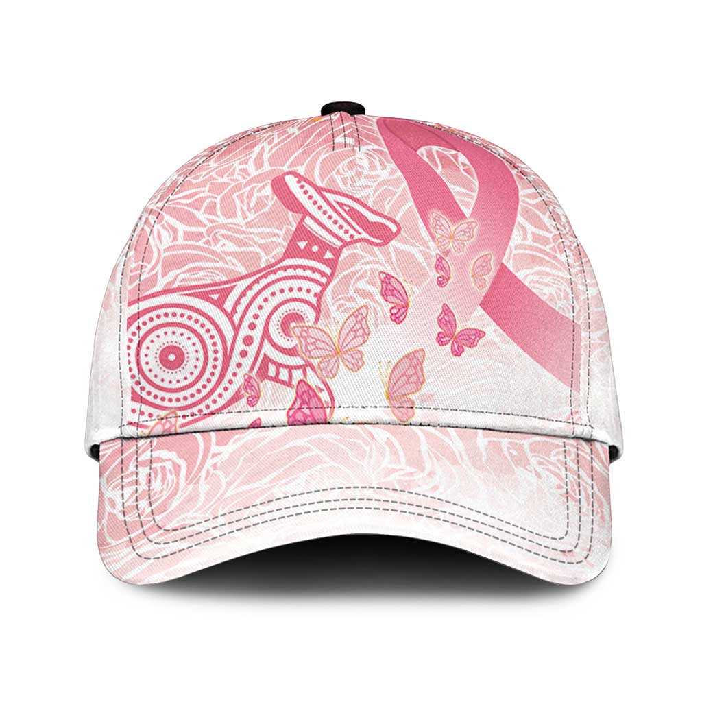 Australia Classic Cap Breast Cancer Pink Ribbon - Marble Roses - Aussie Hoodie