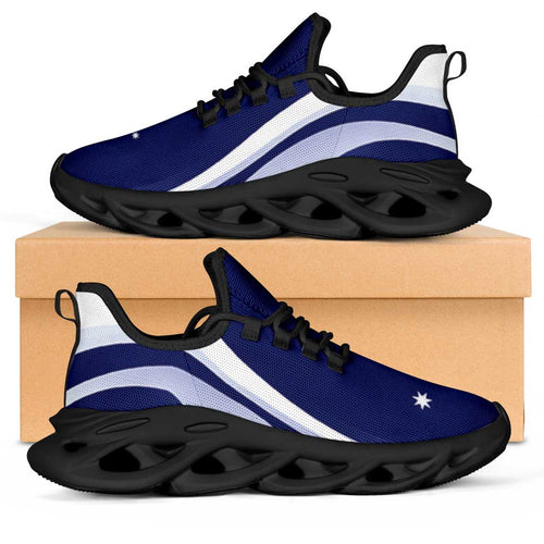 Australia Clunky Sneakers Flag-Inspired Curve Style